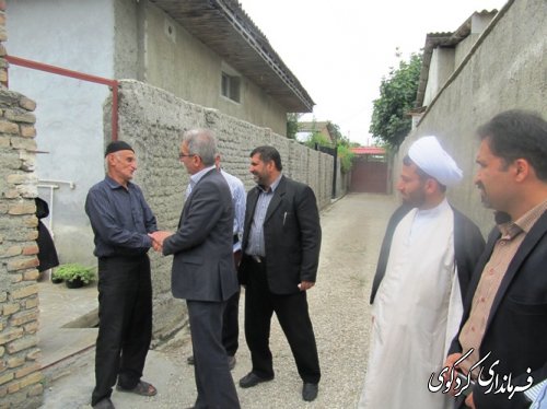 دیدار با خانواده های شهدا و ایثارگر شهرستان 