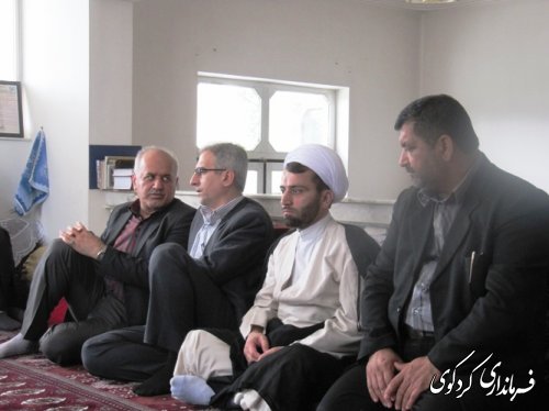 دیدار با خانواده های شهدا و ایثارگر شهرستان 