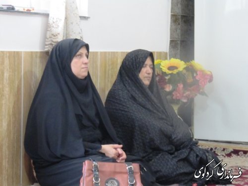 دیدار با خانواده های شهدا و ایثارگر شهرستان 