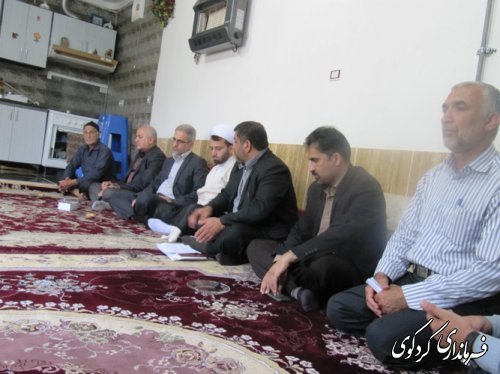 دیدار با خانواده های شهدا و ایثارگر شهرستان 