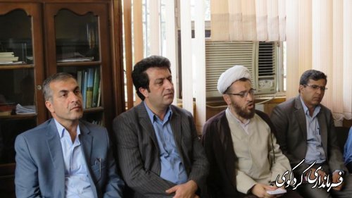 مراسم معارفه مدیر جدید اداره تعاون روستایی شهرستان برگزار شد
