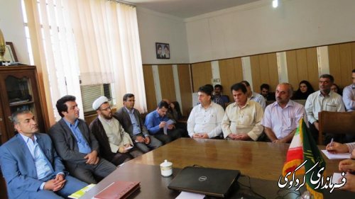 مراسم معارفه مدیر جدید اداره تعاون روستایی شهرستان برگزار شد