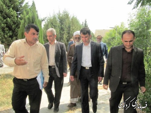 بازدید جمالی فرماندار، دکتر نظری مهر و اعضای شورای اداری شهرستان از مرکز آموزش کشاورزی کردکوی