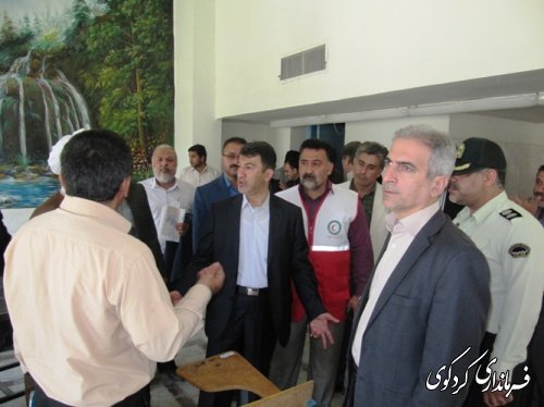 بازدید جمالی فرماندار، دکتر نظری مهر و اعضای شورای اداری شهرستان از مرکز آموزش کشاورزی کردکوی