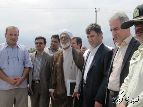 بازدید جمالی فرماندار، دکتر نظری مهر و اعضای شورای اداری شهرستان از مرکز آموزش کشاورزی کردکوی