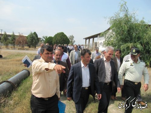 بازدید جمالی فرماندار، دکتر نظری مهر و اعضای شورای اداری شهرستان از مرکز آموزش کشاورزی کردکوی