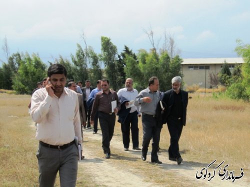 بازدید جمالی فرماندار، دکتر نظری مهر و اعضای شورای اداری شهرستان از مرکز آموزش کشاورزی کردکوی