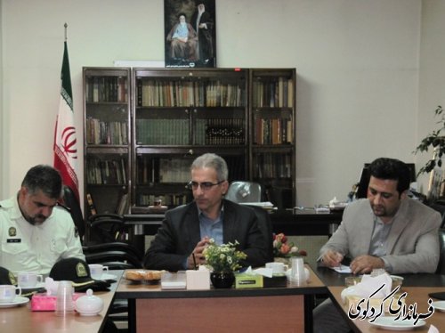 دیدار پرسنل نیروی انتظامی با فرماندار کردکوی