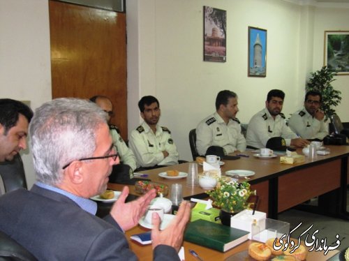 دیدار پرسنل نیروی انتظامی با فرماندار کردکوی