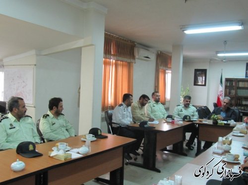 دیدار پرسنل نیروی انتظامی با فرماندار کردکوی