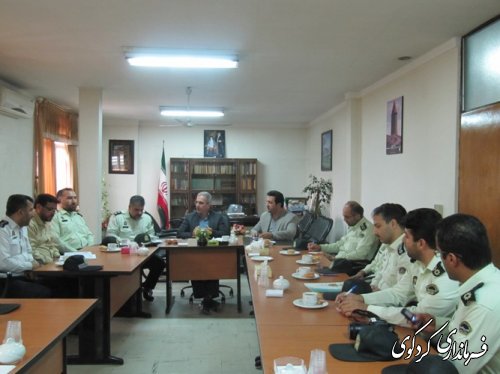 دیدار پرسنل نیروی انتظامی با فرماندار کردکوی
