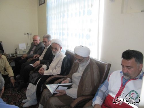 دیدار فرماندار و اعضای شورای اداری شهرستان با امام جمعه کردکوی