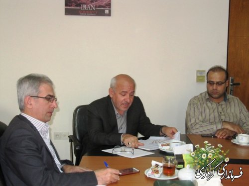 دیدار کارکنان و رئیس دانشگاه پیام نور کردکوی با فرماندار