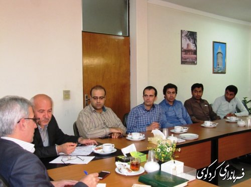 دیدار کارکنان و رئیس دانشگاه پیام نور کردکوی با فرماندار