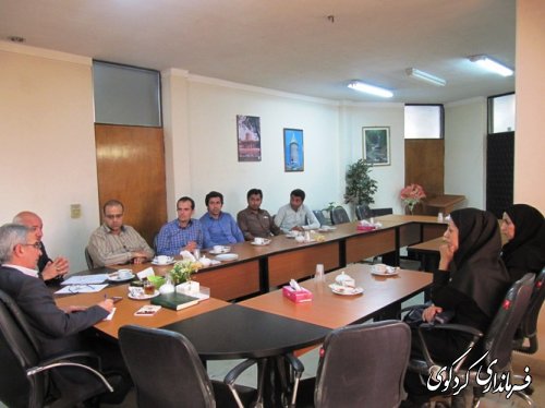 دیدار کارکنان و رئیس دانشگاه پیام نور کردکوی با فرماندار