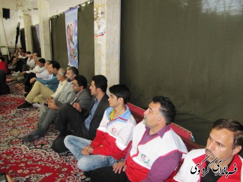 برگزاری مراسم یاد و خاطره شهدای دولت در کردکوی
