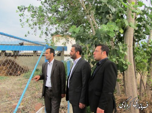 بازدید بخشدار از پروژه پرورش ماهی در روستای ایلوار