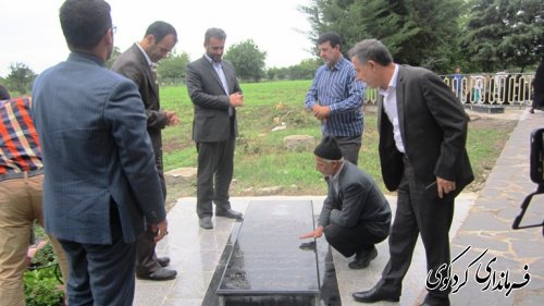 دیدار بخشدار با خانواده های شهدا و ایثارگر