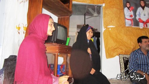 دیدار بخشدار از جوانان برتر روستایی