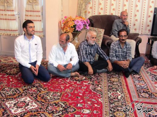 دیدار بخشدار از جوانان برتر روستایی
