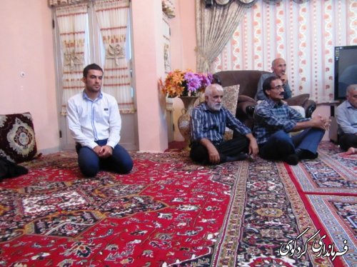 دیدار بخشدار از جوانان برتر روستایی