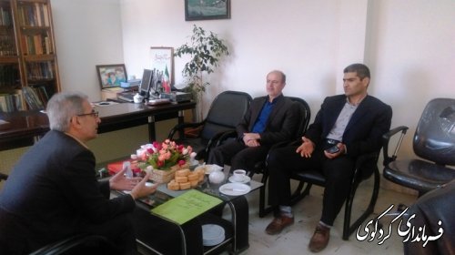 دیدار رئیس دادگستری و دادستان شهرستان با فرماندار 