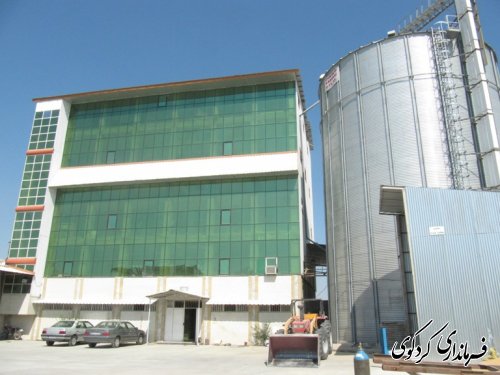 فرماندار از کارخانه آرد ستایش کردکوی بازدیدکرد