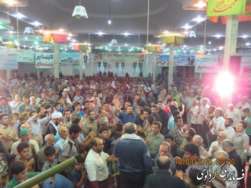 دوازدهمین یادواره سرداران و ۳۱۳ شهید شهرستان کردکوی (تصویری)