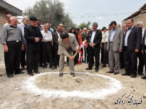 کلنگ زنی ساختمان  اتاق اصناف کردکوی با حضور معاون فرماندارکردکوی +تصاویر