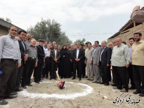 کلنگ زنی ساختمان  اتاق اصناف کردکوی با حضور معاون فرماندارکردکوی +تصاویر