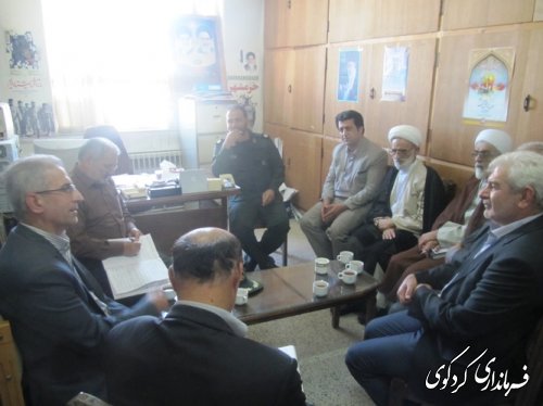 جلسه شورای اقامه نماز شهرستان برگزار شد