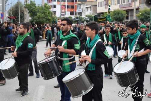 مراسم  هفتمین روز محرم در شهر کردکوی(گزارش تصویری)