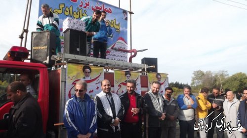گزارش تصویری همایش بزرگ پیاده روی خانوادگی در کردکوی