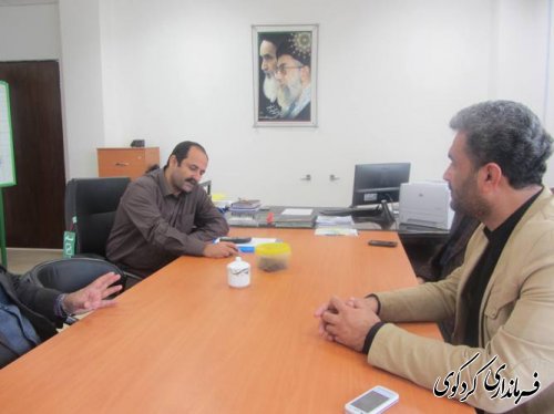 جلسه هم اندیشی بخشدار با روسای ادارات