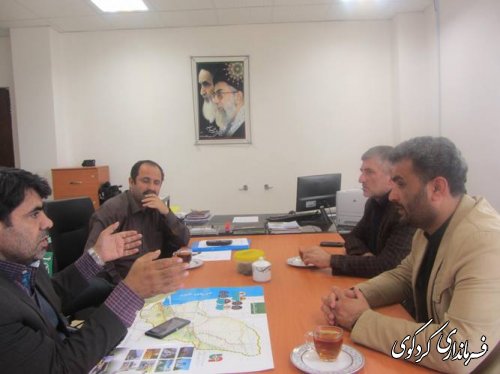 جلسه هم اندیشی بخشدار با روسای ادارات