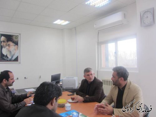 جلسه هم اندیشی بخشدار با روسای ادارات