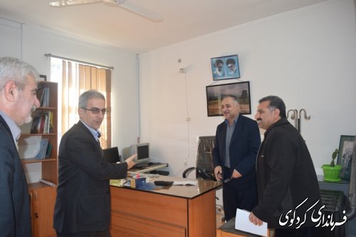 بازدید سرزده فرمانداراز  مدیریت جهاد کشاورزی کردکوی