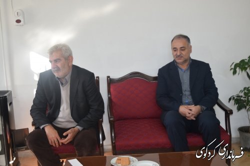 بازدید سرزده فرمانداراز  مدیریت جهاد کشاورزی کردکوی