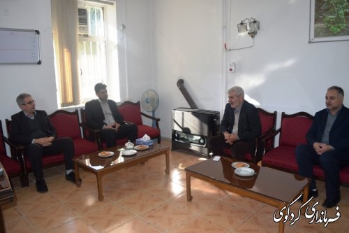 بازدید سرزده فرمانداراز  مدیریت جهاد کشاورزی کردکوی