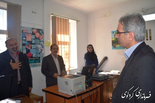بازدید سرزده فرمانداراز  مدیریت جهاد کشاورزی کردکوی