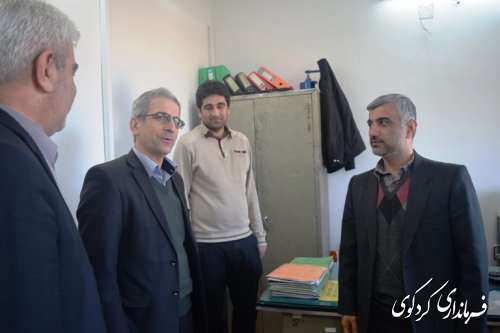 بازدید سرزده فرمانداراز  مدیریت جهاد کشاورزی کردکوی