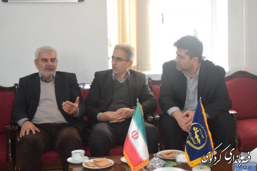 بازدید سرزده فرمانداراز  مدیریت جهاد کشاورزی کردکوی