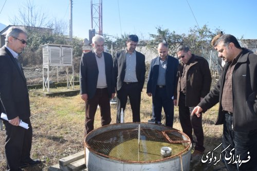 بازدید سرزده فرمانداراز  مدیریت جهاد کشاورزی کردکوی