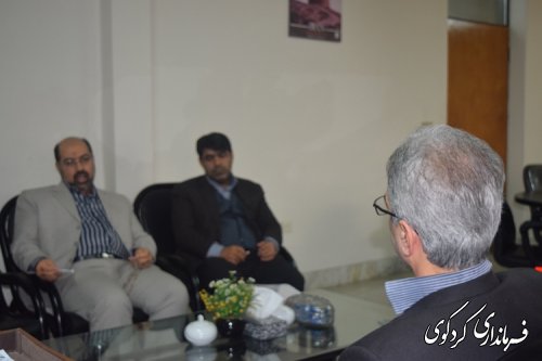 نشست مشترک فرماندار کردکوی با معاون حفاظت و بهره برداری آب منطقه ای استان