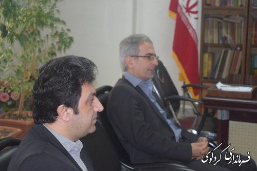 نشست مشترک فرماندار کردکوی با معاون حفاظت و بهره برداری آب منطقه ای استان