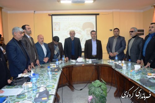 دهمین جلسه شورای اداری شهرستان برگزارشد(گزارش تصویری)