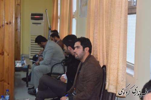 دهمین جلسه شورای اداری شهرستان برگزارشد(گزارش تصویری)
