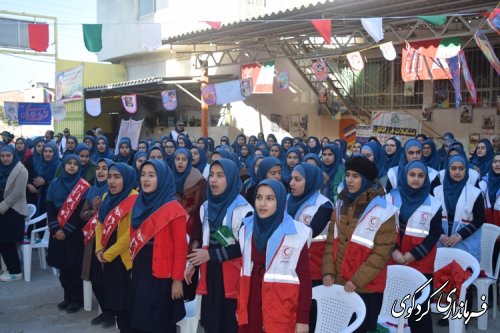 گلبانگ زنگ انقلاب در مدارس شهرستان کردکوی به صدا درآمد.