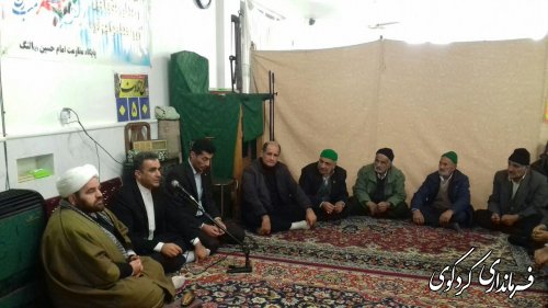 نشسست صمیمی بخشدار مرکزی کردکوی با مردم روستای النگ