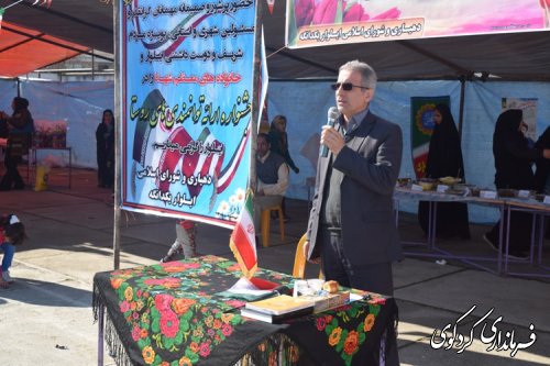 گزارش تصویری از حضور فرماندار در جشنواره غذاهای سنتی روستای ایلوار